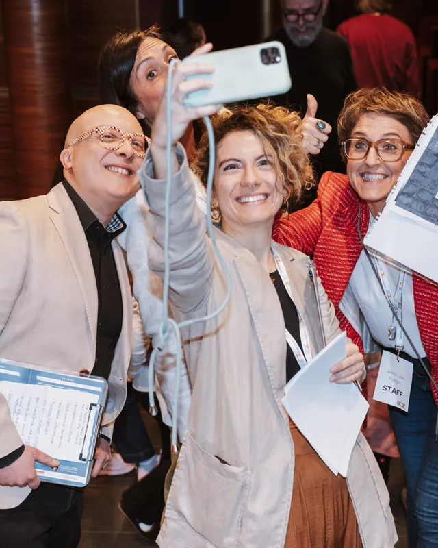 Panel sul palco di Parola ai Padri